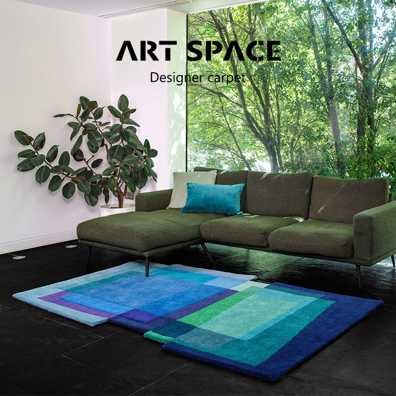 Modern creative design genuine carpet for living room
