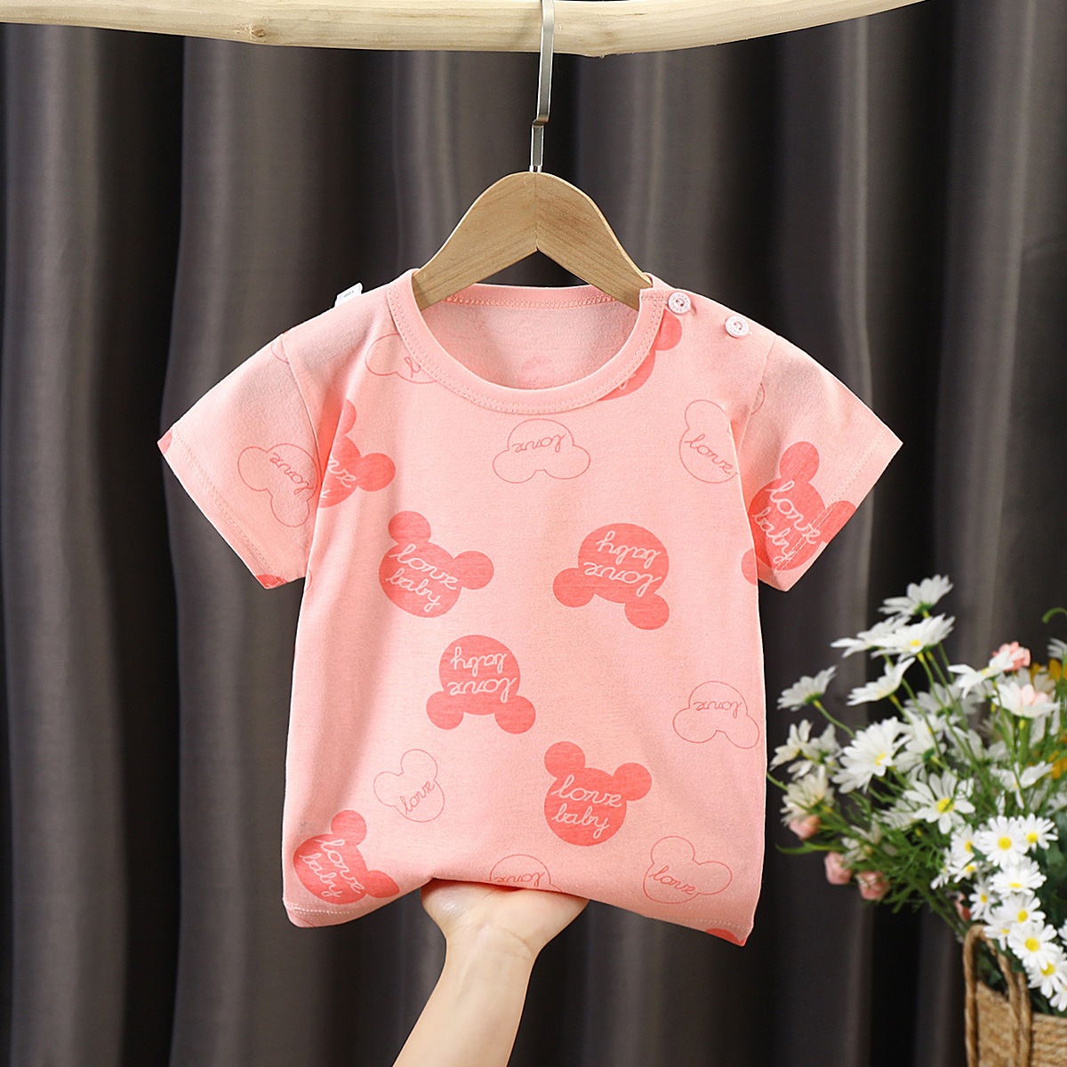 2021 new children's short-sleeved t-shir...