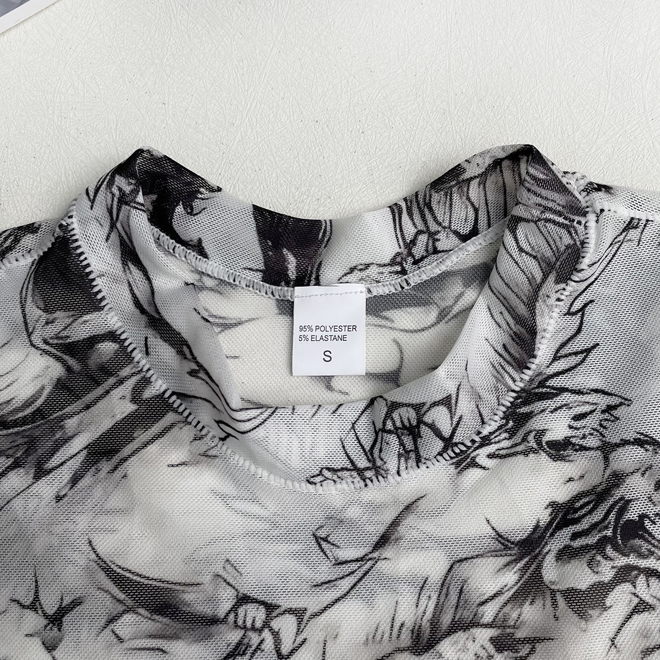 Original design new tie-dye sexy underwear onesie tie-dye Europe and the United States sexy tight outside to wear one-piece_voghion.com