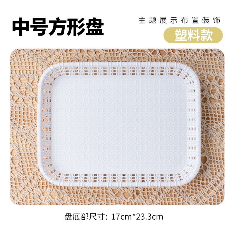 Decoración de postres de cumpleaños estante de exhibición de boda europea estante de frutas estante de pastel de plástico bandeja de bocadillos