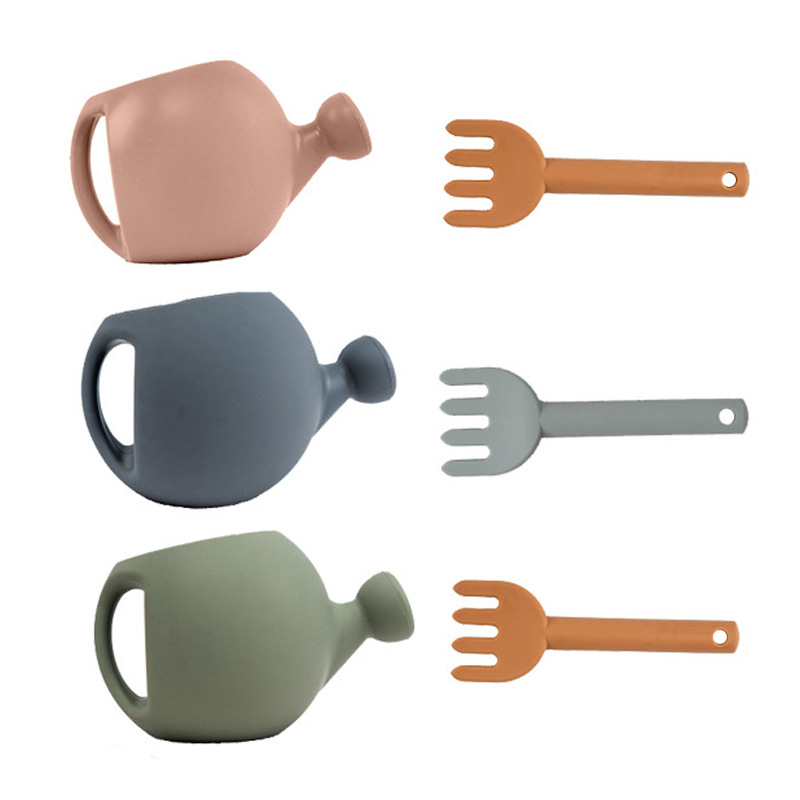 390g de silicona juguetes de playa juego hervidor de agua al por mayor playa entre padres e hijos interactiva excavación de agua olla de arena 220g