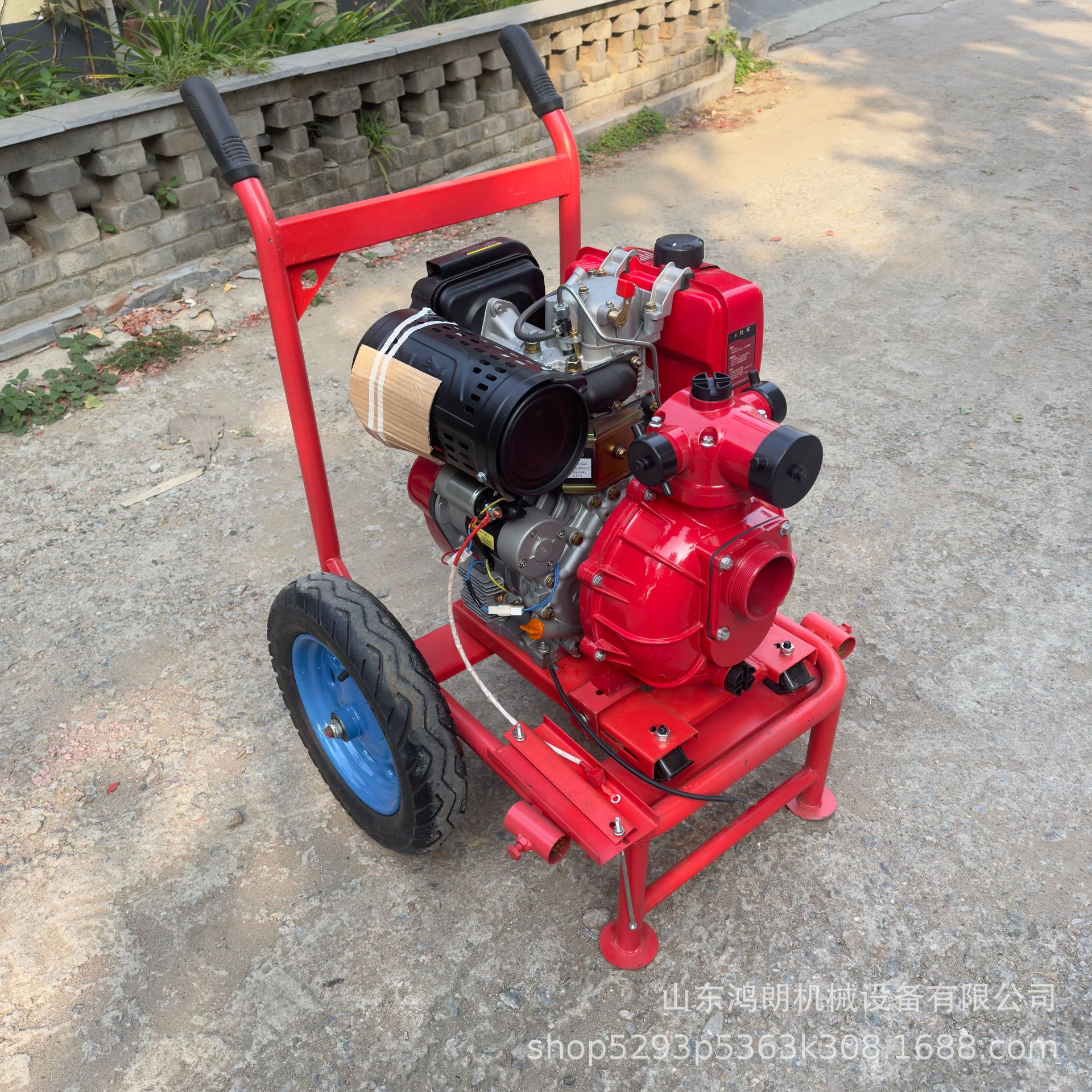 应急防汛抽水泵 双叶轮汽油机抗洪抽水泵 排涝救援抽水泵