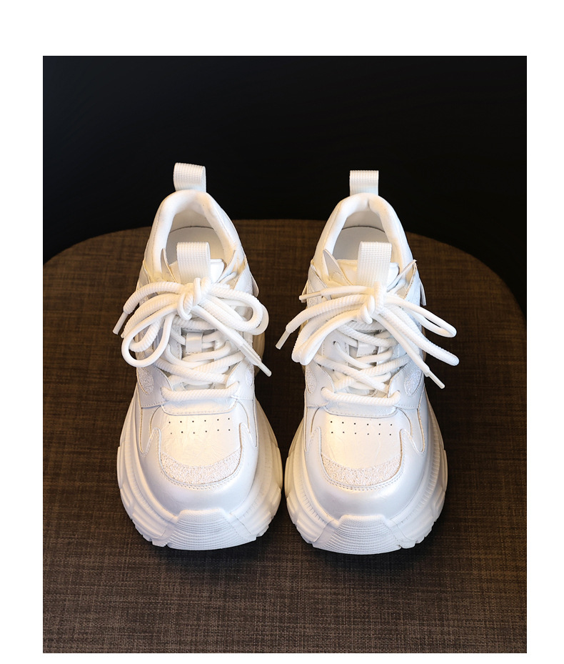 Giày sneaker chunky nữ đế dày tăng chiều cao HC3572 — Màu đen chi tiết 19