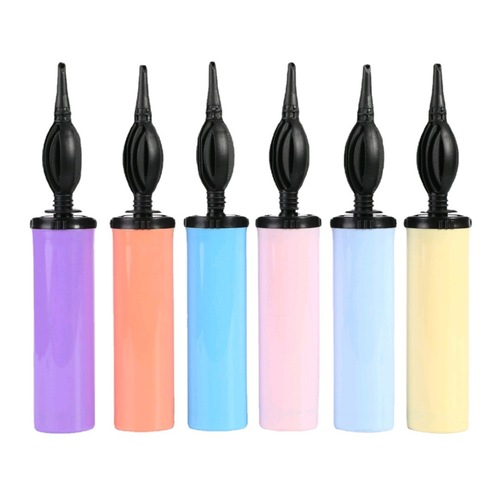 Balloon inflator macaron hand push two-way plastic inflatable pump