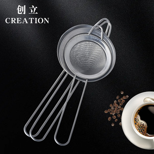 Factory in stock Pointed Ear Stainless Steel Mesh Screen Filter Wine Mesh Colander Kitchen Filter Wide Side Thick Oil Grid