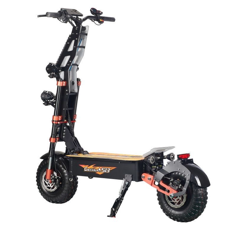 Retuol Dual-Drive Off-Road Two-Wheel Electric Scooter Adult Foldableing Battery Scooter Drop Shipping