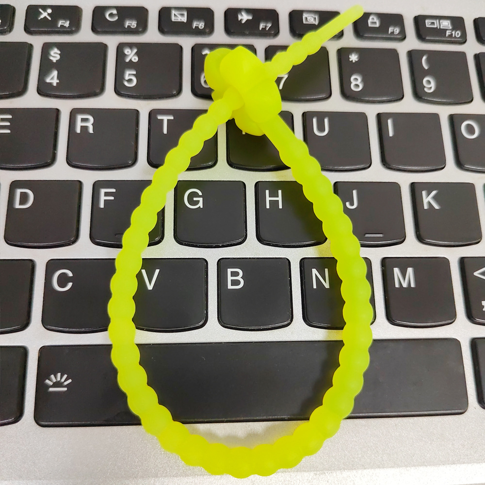 250mm de color caramelo flor pequeña cinta de silicona colgante llavero DIY bolsa de Ropa Accesorios de joyería Cordón de silicona