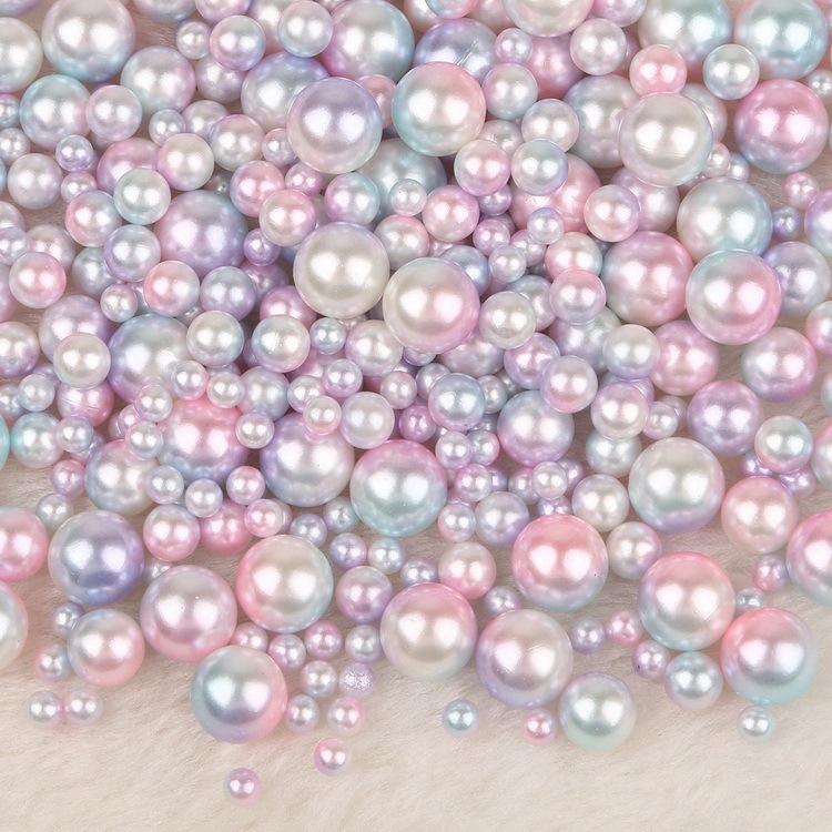 32g Weight Beads Jewelry Making Type 1 Set ABS Gradient Color DIY Jewelry Accessories Beads
