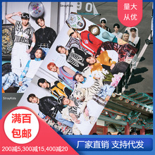 Stray Kid海报 高清铜版纸1套8张韩国男团周边明星写真宿舍墙贴纸
