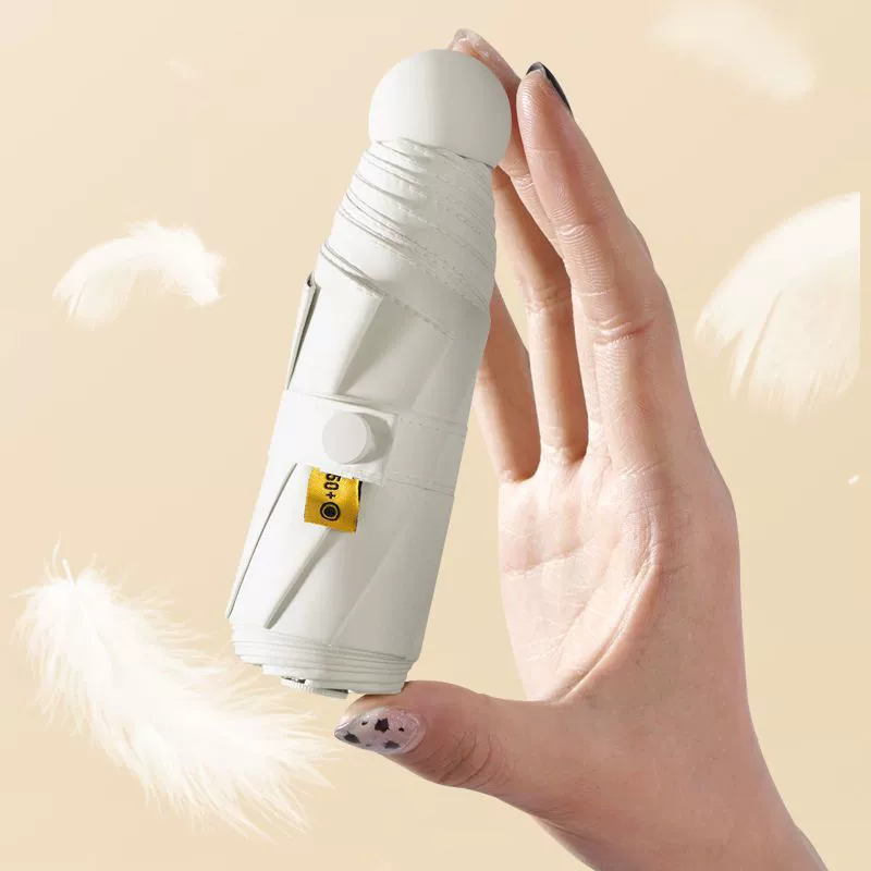 50% off Зонт как от дождя, так и от солнца, женский капсульный зонт для защиты от солнца и ультрафиолета, складной мини-зонт от солнца с индивидуальным логотипом