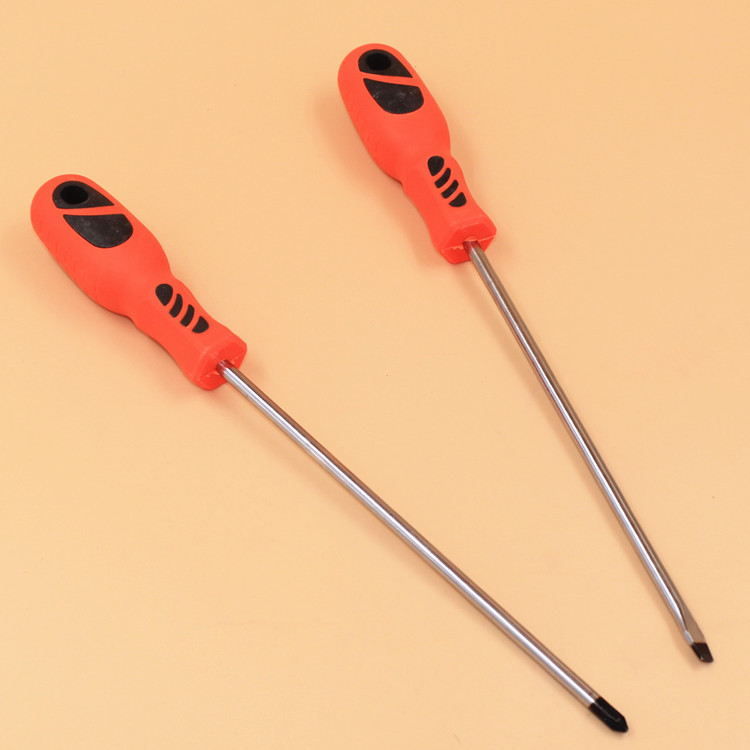 3-16红把8寸螺丝刀 居家日用手动绝缘起子 一元两元百货批发