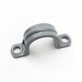 PVC 2 孔塑料导管带管卡,PVC 2 holes nonmetallic conduit clamp