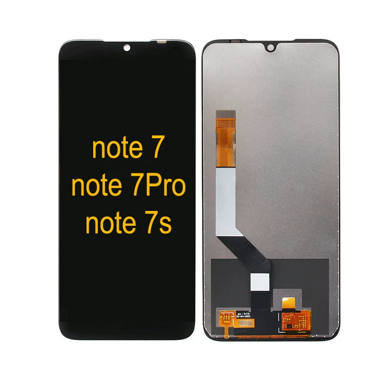 Подходит для Redmi Note 7 — комплект экранного модуля для мобильного телефона Note7 Pro, ЖК-дисплей 7s (внутренний и внешний)