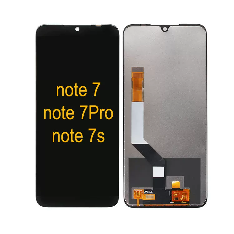 Подходит для Redmi Note 7 — комплект экранного модуля для мобильного телефона Note7 Pro, ЖК-дисплей 7s (внутренний и внешний)