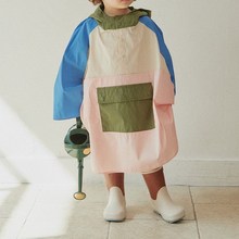 韩国ins儿童雨衣男童女童防雨服2023幼儿园宝宝上学斗篷式雨披