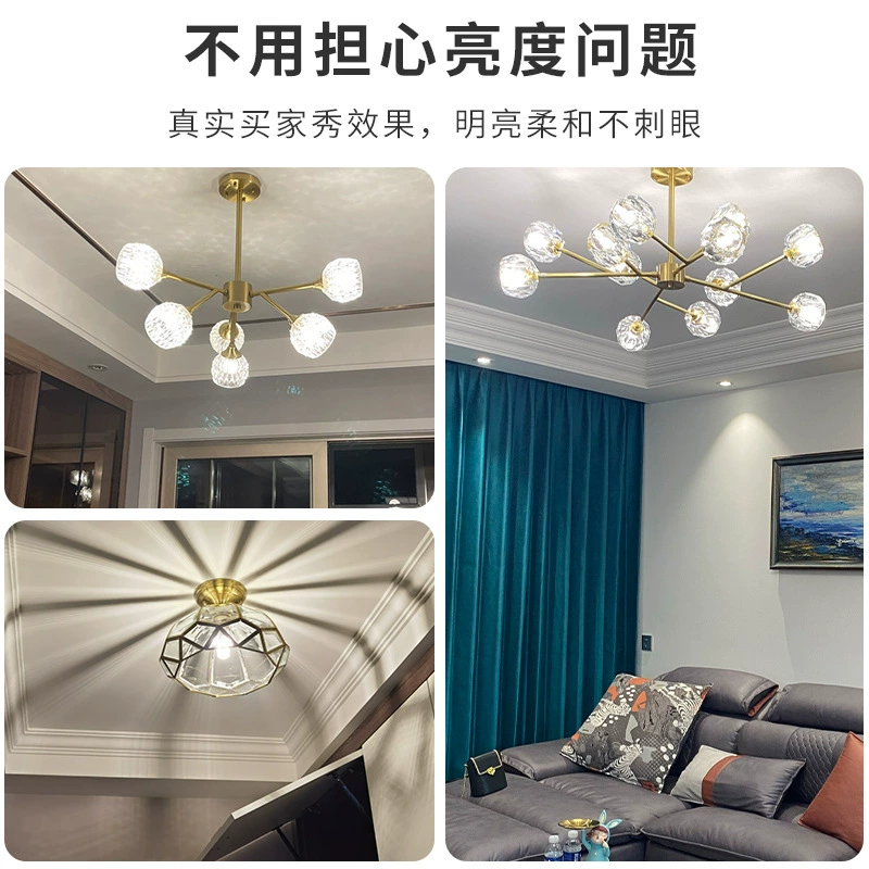 LED лампа, с винтовым цоколем, три цвета, оптом
