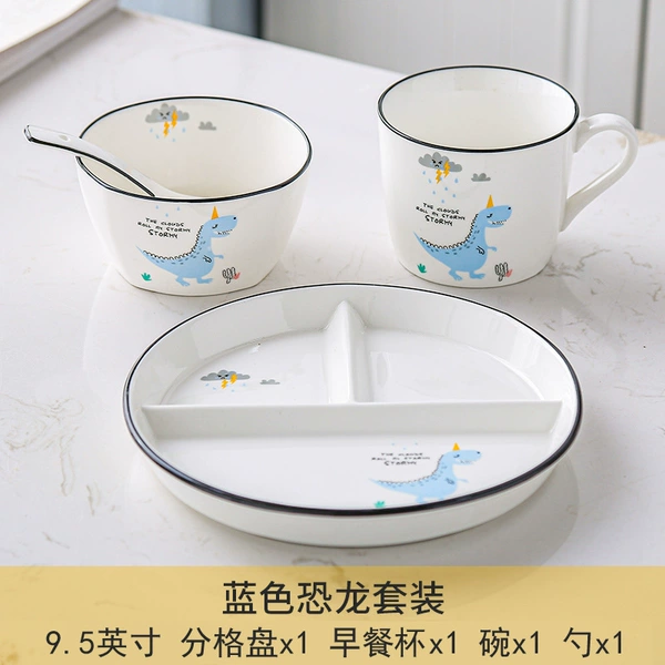 Green set, dinosaur, 4 piece set
