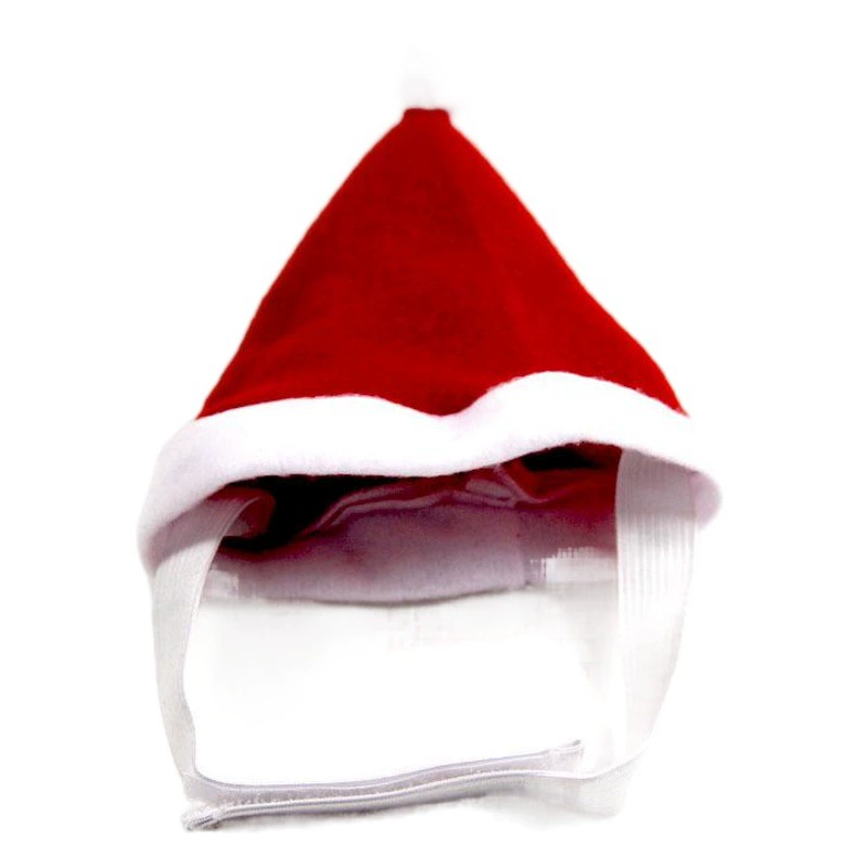 Домашняя собака рождественская шляпа шарф кошка рождественская шляпа набор красный односторонний бархатный шарф AliExpress