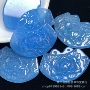 宝蓝色海蓝牡丹玉石吊坠