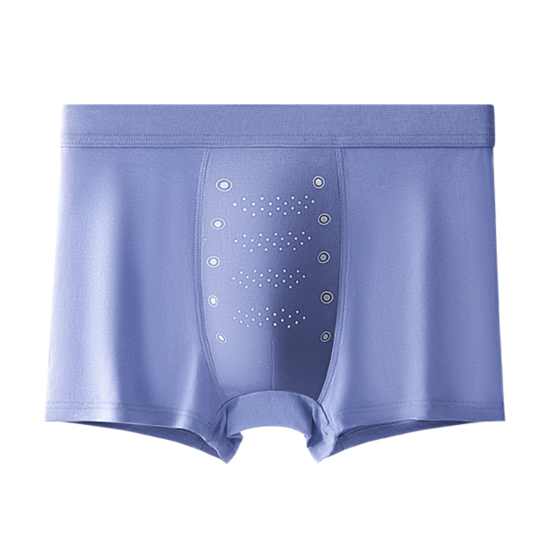 Primavera y verano nuevos pantalones interiores de hombre, pantalones de ángulo plano de hombre, pantalones cortos de cintura media de punto transpirables, tendencia al por mayor