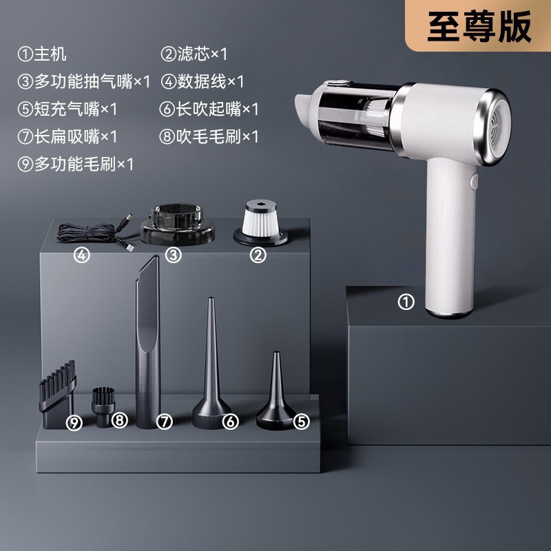 車用掃除機家庭用充電式ポータブルハンドヘルドブラシレス小型掃除機大吸引掃除機|undefined
