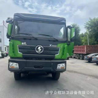 出口陕汽德龙F3000自卸车6*4矿卡工程自卸车前四后八后翻自卸车