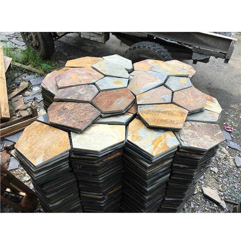 Losa de piedra azul natural, grietas de hielo, pared exterior, piedra cultural, baldosas de patio antideslizantes, pavimentación, baldosas de jardín interior