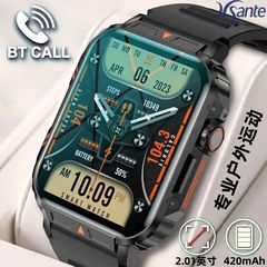 プロ仕様の屋外用 3 つの耐性スマート スポーツ ウォッチは、登山やランニング中の心拍数と血中酸素を監視し、防水グレードの大画面を備えています。