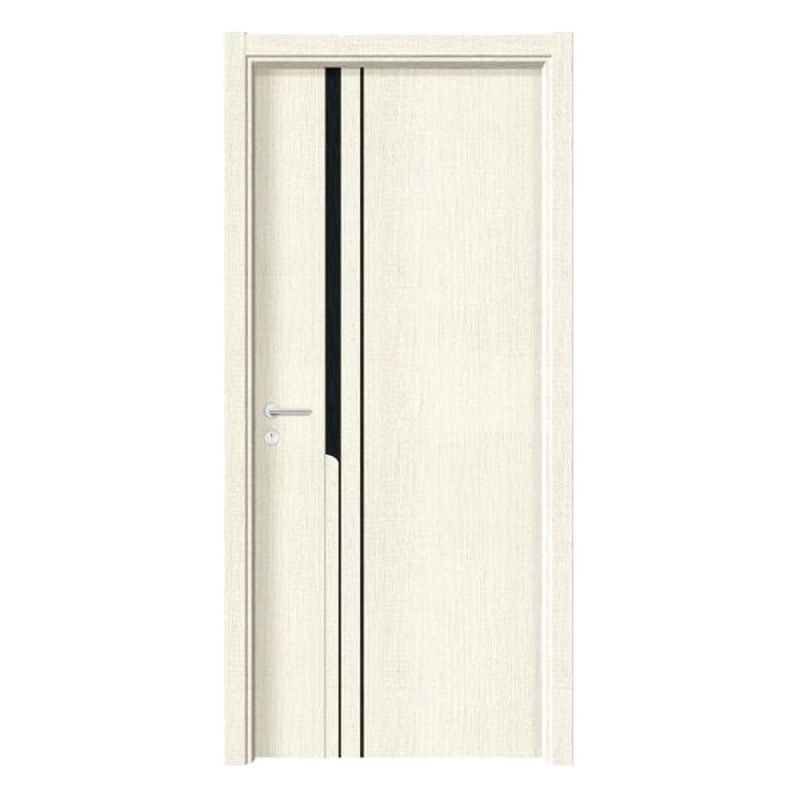 Fábrica al por mayor compuesto de madera maciza sin pintura traje interior puerta simple habitación puerta silenciosa toda la casa ingeniería puerta de madera image 1