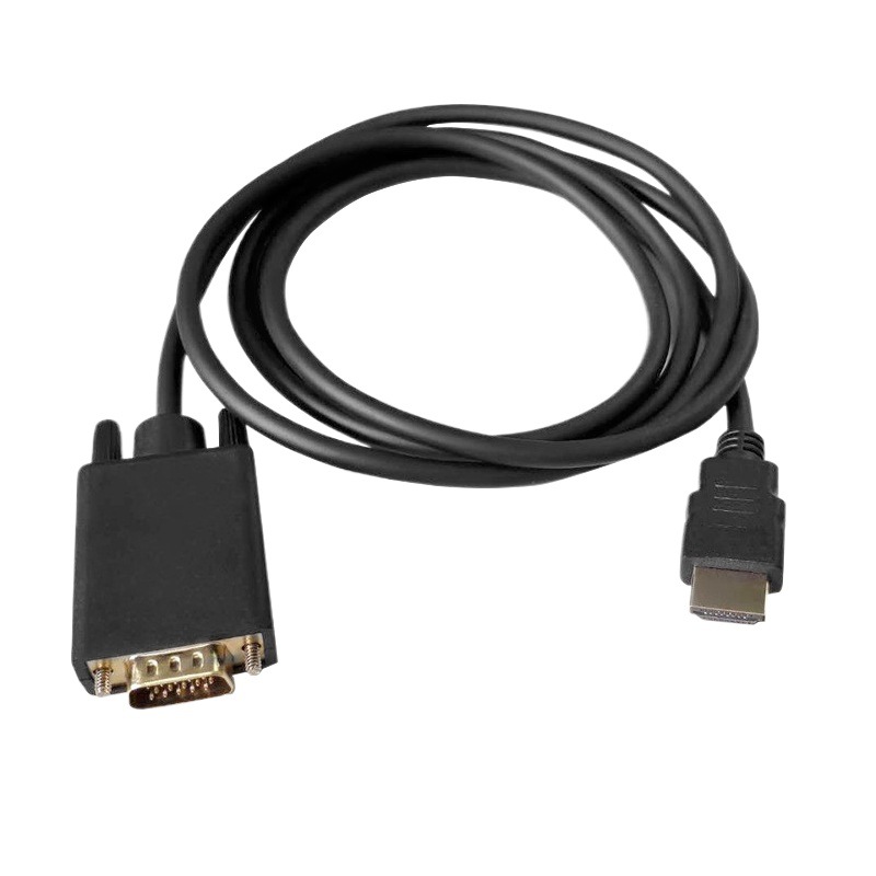 HDMI変換VGAケーブル1.8メートルVGAコンバータhdオーディオ付きノートブックプロジェクタHDMI TO VGA