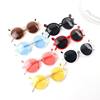 Children's cute sunglasses, rabbit for boys, glasses solar-powered, Korean style, for 3-8 years old