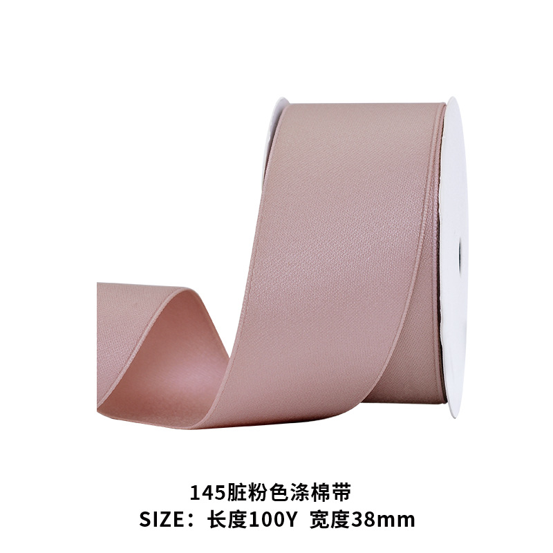 Cinta de algodón de poliéster de Corea del Sur 4 especificaciones 9 Popular color arco cinta de algodón accesorios para el cabello aromaterapia colgante regalo cinta 4cm rollo