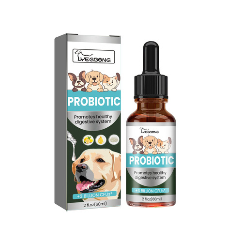 yegbong Pet Probiotic Drops Relieve Cats and Dogs’ Physical Discomfort and Oral Bad Breath Pet Care Solution