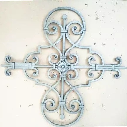 河北石家庄铁艺工厂 批发铁艺护栏配件 铁艺花盘