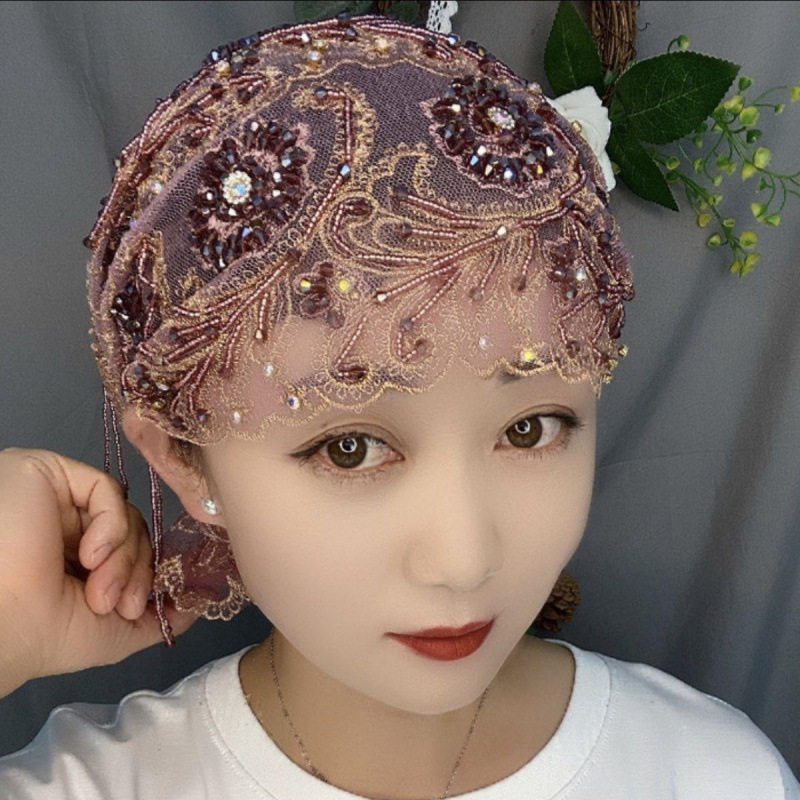 Nuevo bordado chal red red toallas bordadas sombrero hecho a mano pañuelo de encaje bolsa