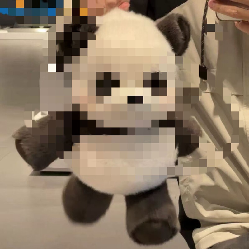 Cross-border cute plush panda toy, a birthday gift for girls, wholesale for foreign trade