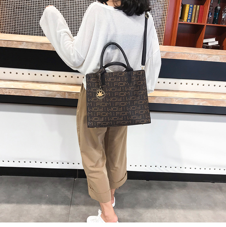New European and American cross-border fashion women's bag three-piece set, mother-and-child bag, versatile, large-capacity crossbody single-shoulder bag undefined