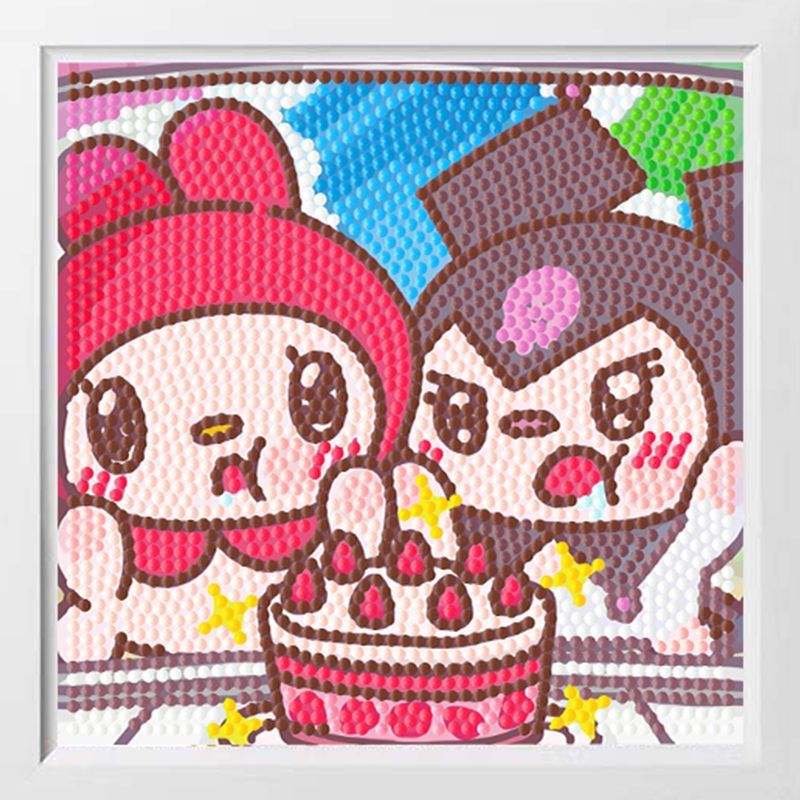 Nuevo dibujo de diamante infantil de labu diy pegatinas de diamante con marcos de fotos hechas a mano diy puzzle pegatinas de mampostería image 244