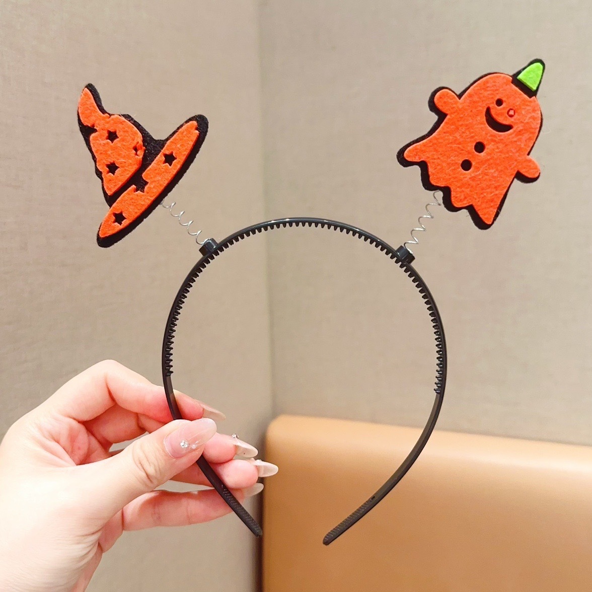 Halloween transfronterizo anillo de cabello personalidad extraña calabaza de alto nivel accesorios accesorios de vestir joyas especiales de cabello