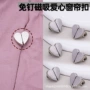 心形闭合防漏金属窗帘扣