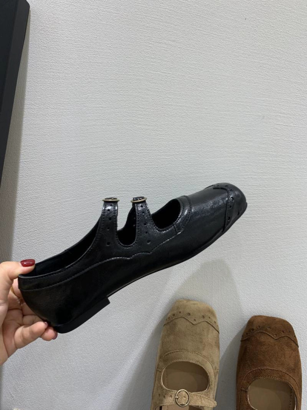 牛皮版棕色复古方头玛丽珍鞋女2025年新款韩版法式浅口单鞋女鞋|undefined
