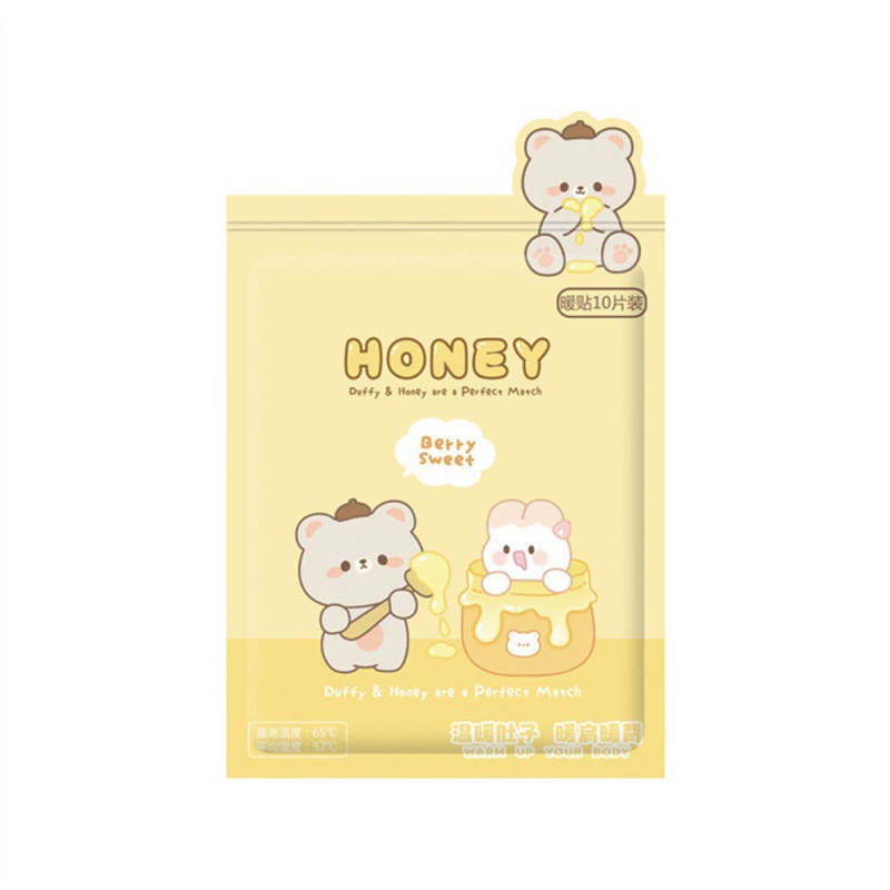 Cute children's cartoon warm stickers, winter keep warm sticker