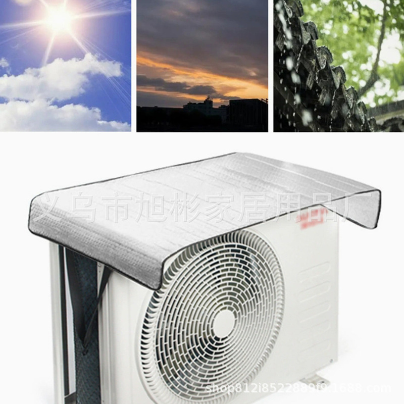 ホット販売日焼け止め防雨空気膜材質エアコン外機カバー保護エアコン外機は様々な機種に適応している|undefined