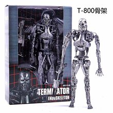 动漫 终结者 T800 骨架 未来战士 T1000机械 手办模型 盒装
