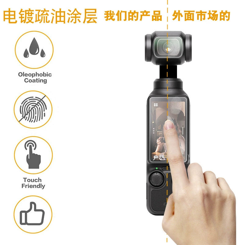 Подходит для DJI OSMO Pocket 3 карманная камера Stew маска Snueling глаза трехпоколение Gongtai стеклянная пленка