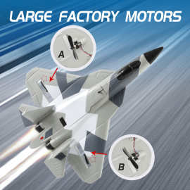 跨境新款su57战斗滑行固定翼机耐摔电动遥控泡沫飞机模型男孩玩具