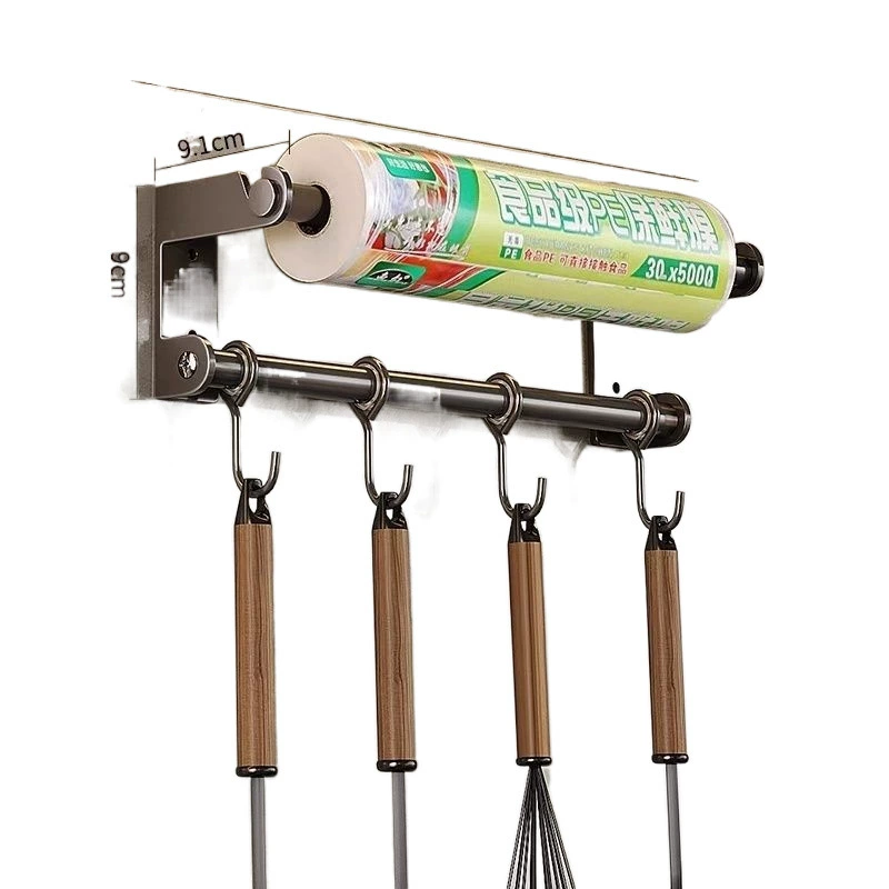 Universal hanging rod stainless steel, spoon, shovel, wipes, towel