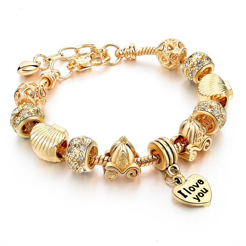 Фуксия кристалл браслет, кулон, Aliexpress, Amazon