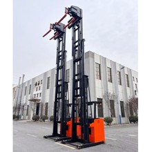 普爾夫三向前移式叉車窄巷道電動堆垛車1.6噸10米高位倉儲堆高車