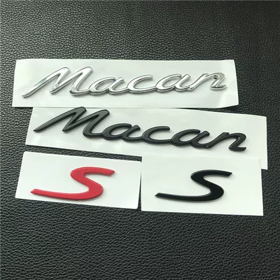 Porsche car emblem, Macan S Car logo
